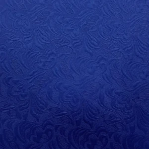 JACQUARD HEAVY EMBOSSED ROYAL