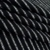 JERSEY KNIT STRIPE BLACK