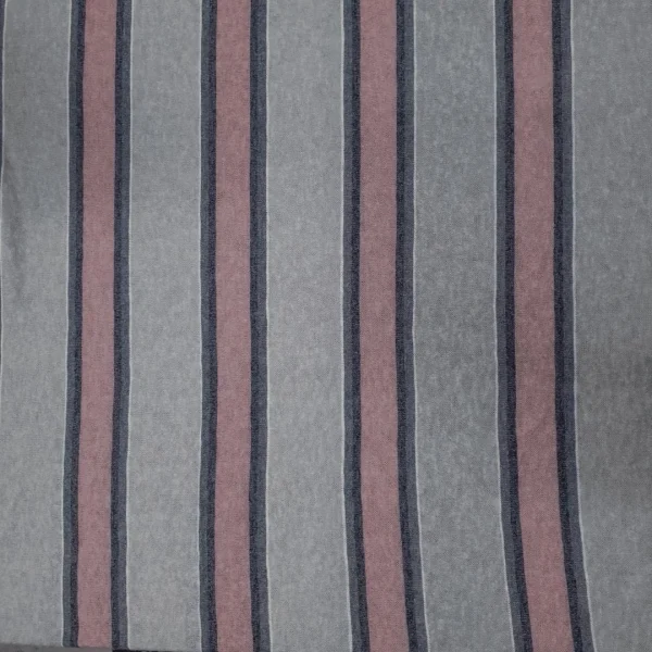 JERSEY KNIT STRIPE PINK n GREY
