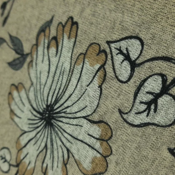 JERSEY KNIT PRINTED DAISY STONE
