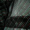 PLISSE KNIT MULTI- LUREX YARN ON BLACK(RED,SLV,GRN)