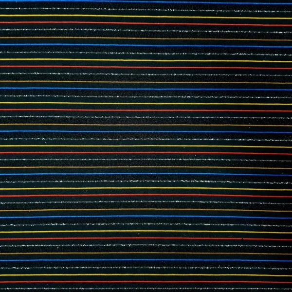 KNIT MULTI-STRIPE BLACK