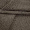 KNIT CRINKLE BUBBLE TEXTURED TAUPE
