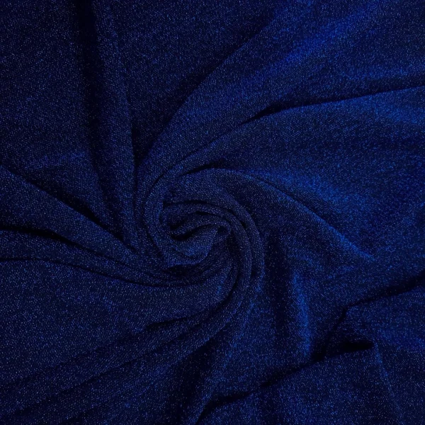 KNITTED LUREX LW 150CM BLACK and  ROYAL