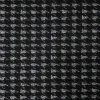 KNITTED JACQUARD SPANDEX BLACK HOUNDSTOOTH