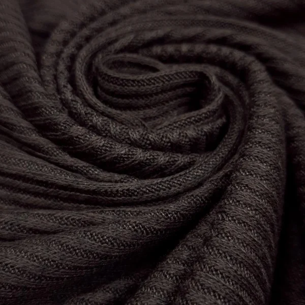 KNITTED RIB MELANGE (FP216) BROWN