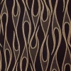 KNITTED PRINTED PONTI FLAME BLACK and BROWN