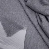 KNITTED QUILTING MELANGE GREY