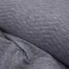KNITTED QUILTING MELANGE GREY