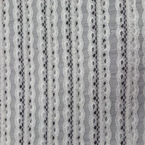 LACE CORDION-STRIPE IVORY