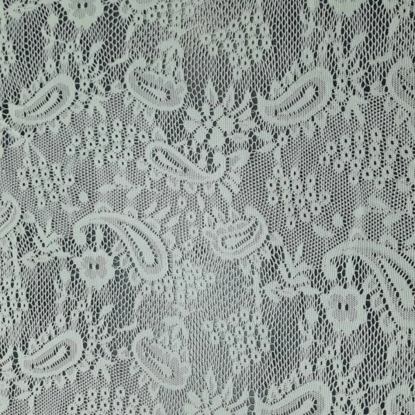 LACE CROCHET PAISLEY WHITE