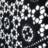 LACE  COTTON CROCHET LACE BLACK