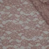 LACE FLOCKED(3220) ALMOND VELVET