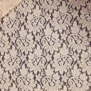LACE FLOCKED