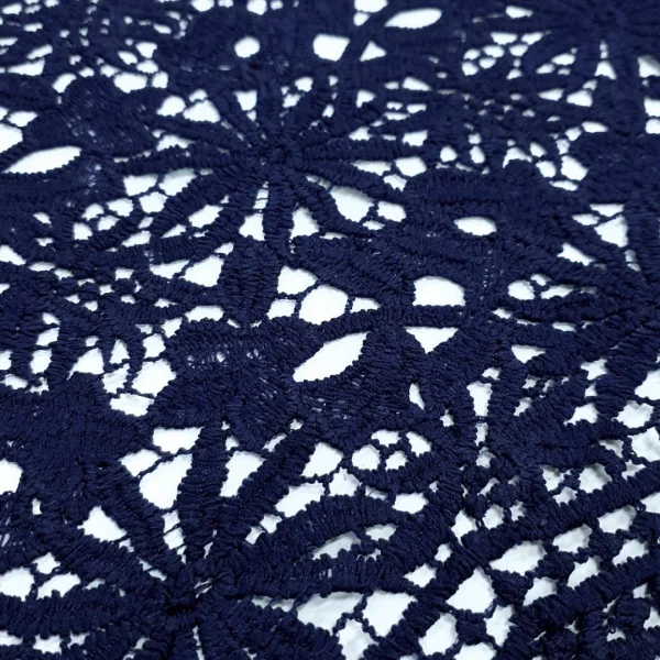 LACE GUIPURE BERN NAVY
