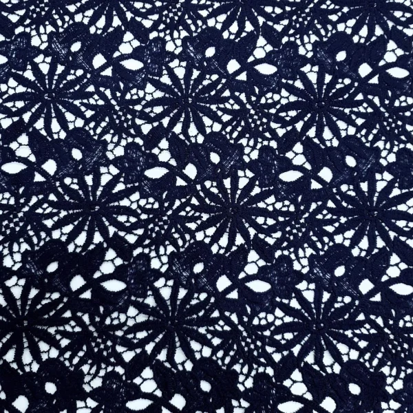 LACE GUIPURE BERN NAVY