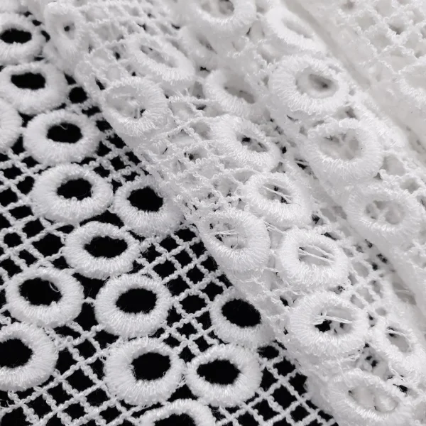 LACE GUIPURE BUTTON  IVORY