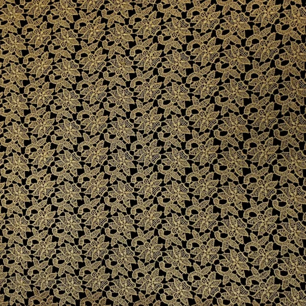 LACE GUIPURE OLD GOLD