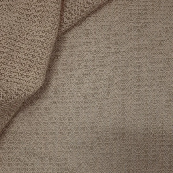 LACE GUIPURE HONEYCOMB BEIGE