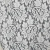 LACE HEAVY-CORDED CREAM PAISLEY
