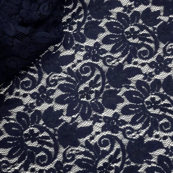 LACE  HEAVY CORDED(2) NAVY