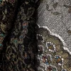 LACE  METALIC FLORAL GOLD AND BLACK