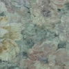 LACE 100% POLYESTER EX ENGLAND FLORAL LILAC  and  SAGE