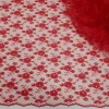 RASCHEL LACE  SCALLOP RED