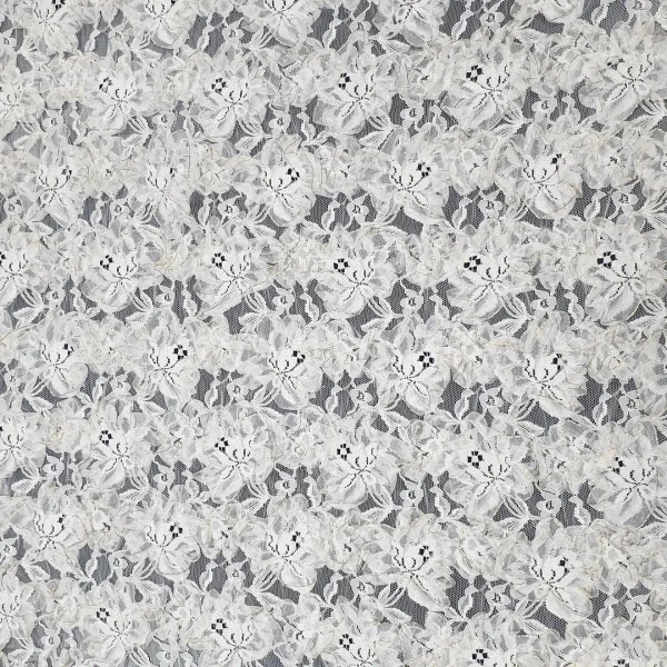 LACE RIBBON LUREX IVORY