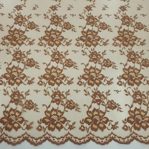 LACE SML FLO BDR GOLD