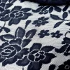 STRETCH LACE ROSE(L164)-NAVY