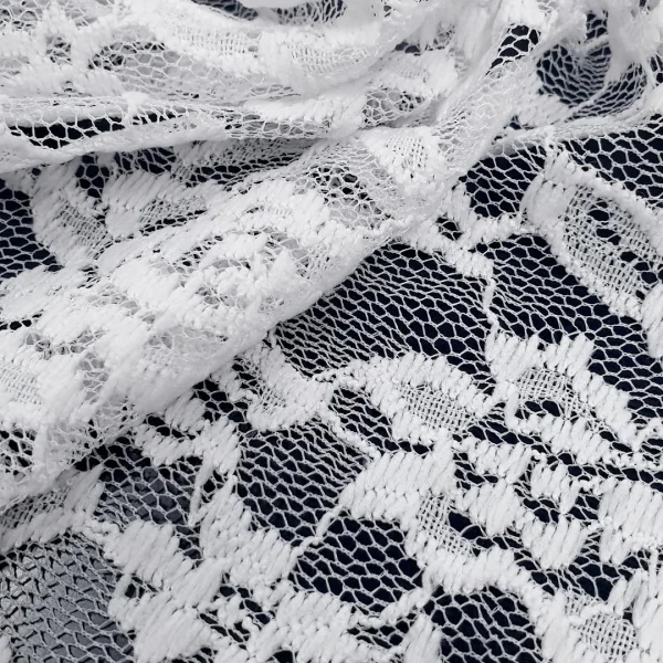 LACE STRETCH-CORDED WHITE