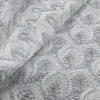 LACE BONDED LUREX LEAF WHITE