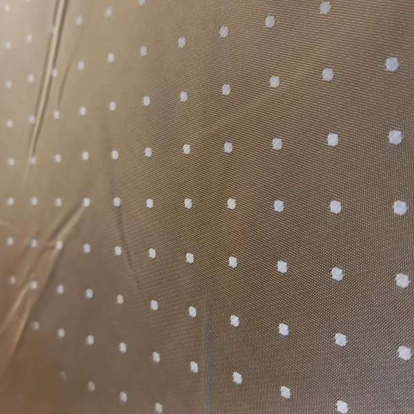EMBOSSED ACETATE LINING  DOT  BEIGE