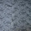 EMBOSSED ACETATE LINING  PAISLEY   GRAY