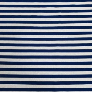 LINEN  HW PRINT STRIPE NAVY