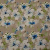 LINEN PRNTED ROSE BEIGE