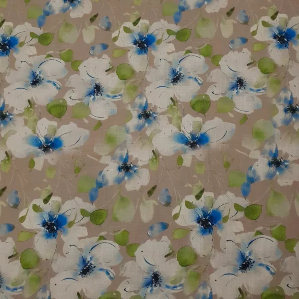 LINEN PRNTED ROSE BEIGE