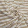 LINEN PRINTED  STRIPE BEIGE and IVORY