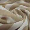 LINEN PRINTED  STRIPE BEIGE and IVORY