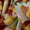 LINEN PRINTED TROPICAL PINK