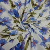 LINEN PRINTED TULIP FLORAL WHITE