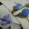 LINEN PRINTED TULIP FLORAL WHITE