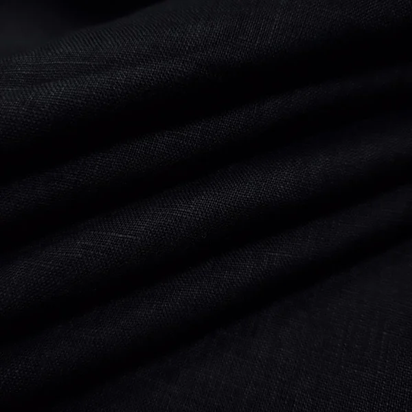 WASHED PURE LINEN NATURAL BLACK
