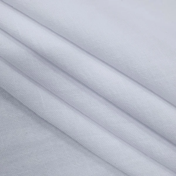 LINEN CATIONIC BLENDED SLUB WHITE