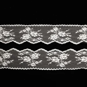 NYLON LACE FLORAL CREAM
