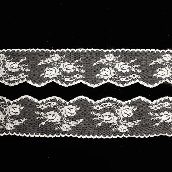 NYLON LACE FLORAL CREAM