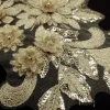 LACE MOTIF BEADED GOLD