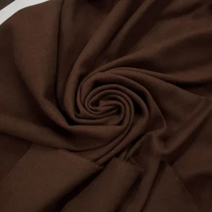 MELTON KNITTED STRETCH BROWN