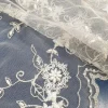 MESH WITH SCALLOPED BORDER and  BEADS